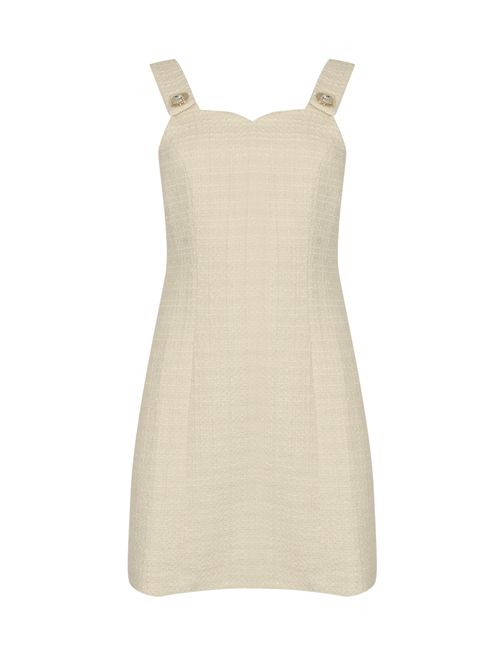 Abito bouclette gioiello NO SECRETS | 253NS230LATTE